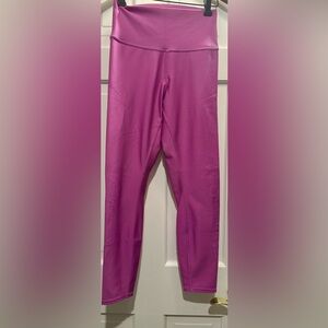 ALO high waisted Airlift Leggings. Raspberry color. Size M.